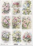 A4 Spring Flower Multi Decoupage Paper R2471 - Decoupage Central