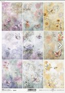 A4 Spring Squares Paper R2259 - Decoupage Central