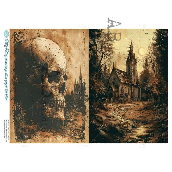 A4 Still Abandoned Duo Milky Valley ID707 - Decoupage Central