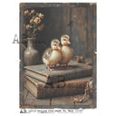 A4 Storybook Ducklings AB Studios 7601 - Decoupage Central