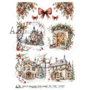 A4 Storybook Manor Lane Rice Paper for Decoupage AB Studios 7185 - Decoupage Central