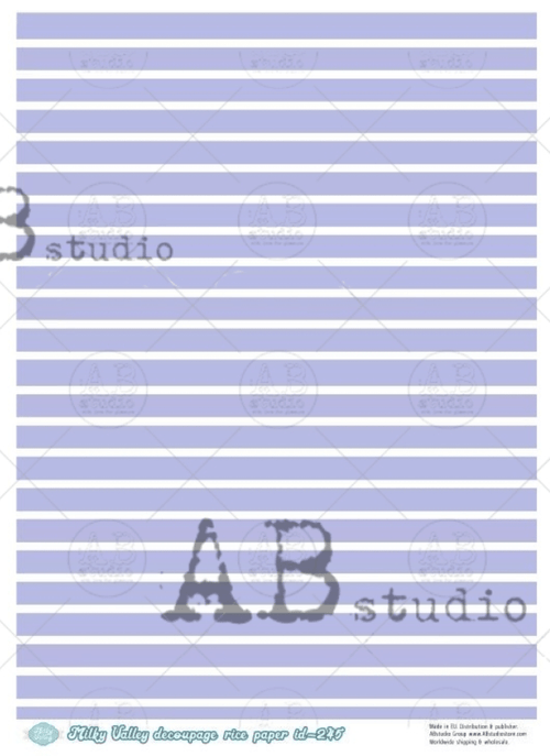 A4 Stripe Background Milky Valley ID 245 - Decoupage Central