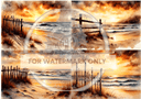 A4 Sunset Beach Quad Rice Paper DC687 - Decoupage Central