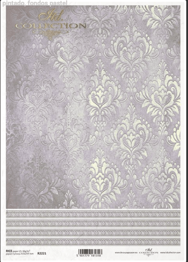 A4 Tapestry One , ITD Rice Paper. 2221 - Decoupage Central