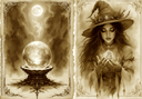 A4 The Fortune Teller Rice Paper DC735 - Decoupage Central