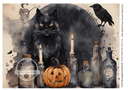 A4 This is Halloween Rice Paper DC162 - Decoupage Central