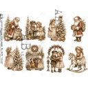 A4 Victorian Christmas Treasures AB Studios Rice Paper 8075 - Decoupage Central