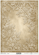 A4 Vintage Floral Lace From ITD Collection R2477 - Decoupage Central