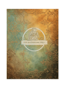 A4 Vintage Patina Filigree Background Rice Paper DC555 - Decoupage Central