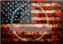 A4 Wall Flag Rice Paper DC671 - Decoupage Central