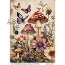 A4 Woodland Whimsy Milky Valley Rice Paper ID 1250 - Decoupage Central