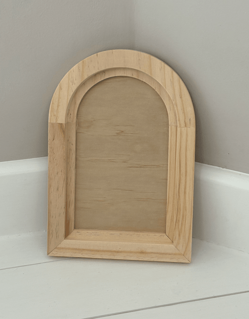 Arched Wood Gallery Blank 7" x 10" (does NOT qualify for free shipping) - Decoupage Central