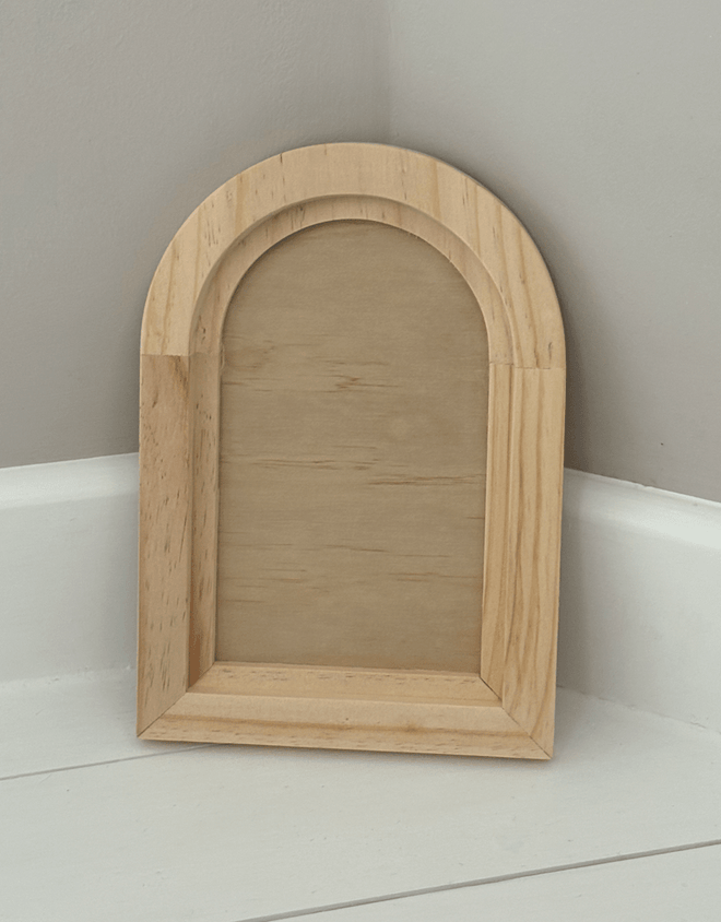 Arched Wood Gallery Blank 7" x 10" (does NOT qualify for free shipping) - Decoupage Central