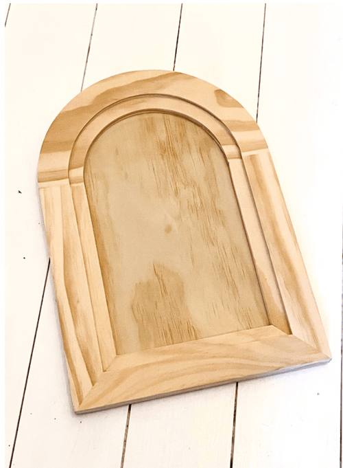 Arched Wood Gallery Blank 7" x 10" (does NOT qualify for free shipping) - Decoupage Central