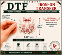 Blush & Bloom DTF Iron-On Transfer 3" x 2.67" - Decoupage Central
