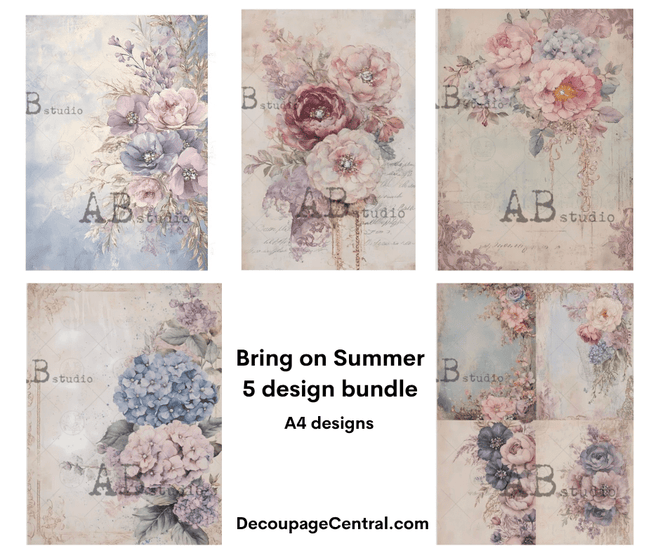Bring on Summer 5 design bundle - Decoupage Central
