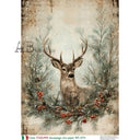 A4 Carte Italiano 1074  Carte  Woodland Stag