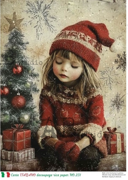 A4 Little Noel in Red Carte Italiano 231