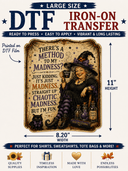 Chaos & Coffee DTF Iron-On Transfer - Large Size - Decoupage Central