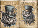 Cheshire Cat Rice Paper AB Studios ID38 - Decoupage Central