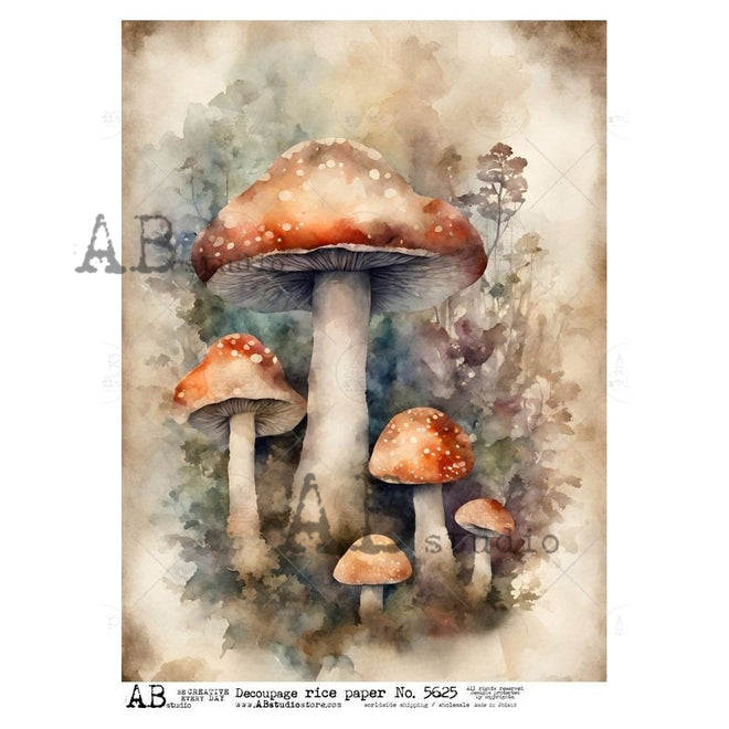 A4 Woodland Amanita AB Studios 5625
