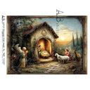 A4 AB AB 7323 The Manger at Twilight