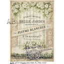 A4 AB Studio 7696 Shabby Garden Cart