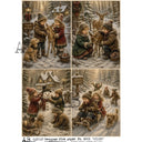 A4 Christmas is for Children AB Studios Rice Paper 8001
