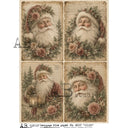 A4 Santa’s Winter Garden AB Studios Rice Paper 8007