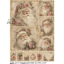 A4 Santa’s Keepsakes AB Studios Rice Paper 8008