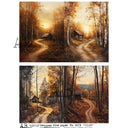 A4 AB 8173 Autumn Roads Home
