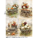 A4 AB 8193 Harvest Flower Carts