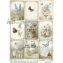 A4 Milky Valley 1158 Vintage Garden Tile Collection