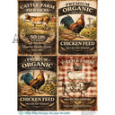 A4 Milky Valley ID 1192 Vintage Feed Sack Collection