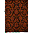 A4 Carte Italiano 1018 Autumn Manor Damask
