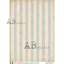 A4 Carte Italiano 1038 French Blue Ticking Stripe