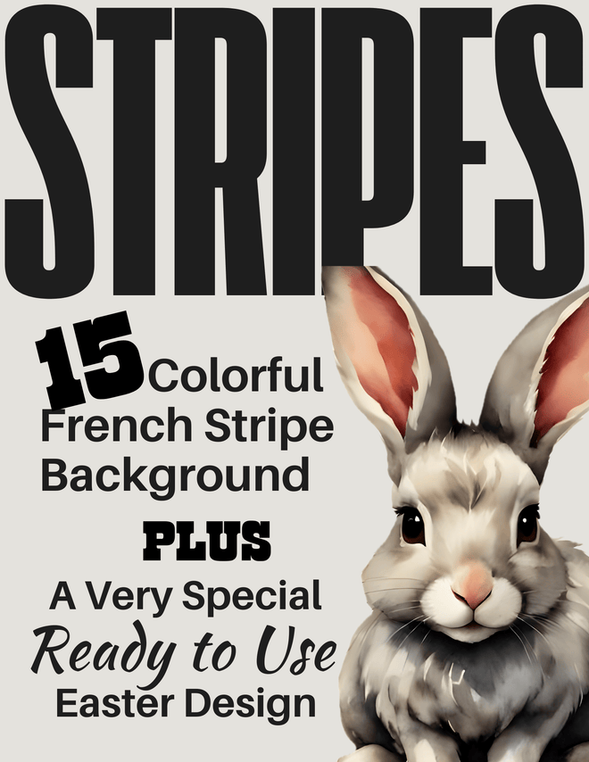 DIGITAL BUNDLE: STRIPES: 15 Colorful French Linen Backgrounds +Bonus - Decoupage Central