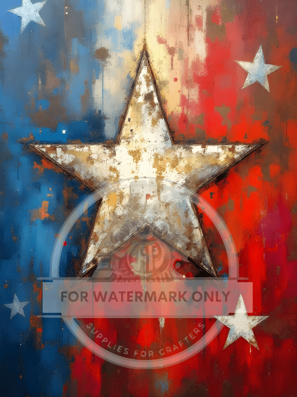 DIGITAL IMAGE: America - Decoupage Central