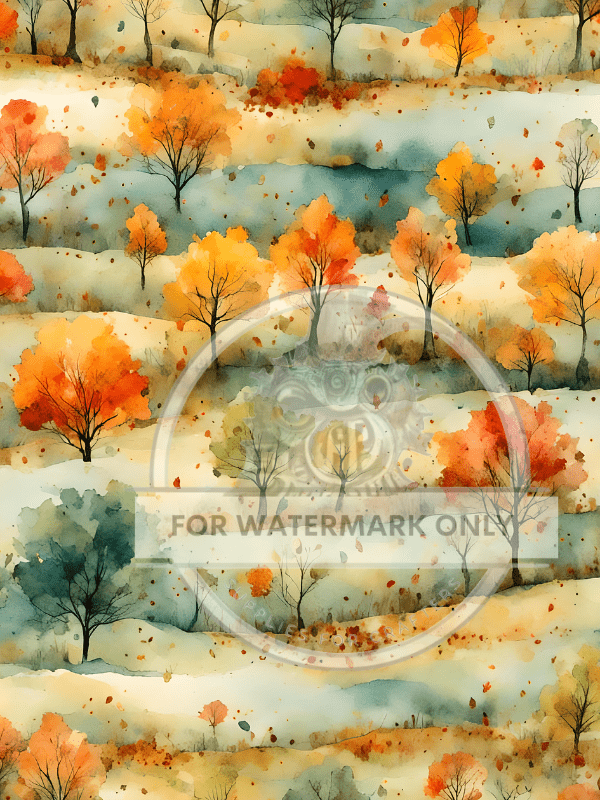 DIGITAL IMAGE: Background Fall Trees Instant Download - Decoupage Central