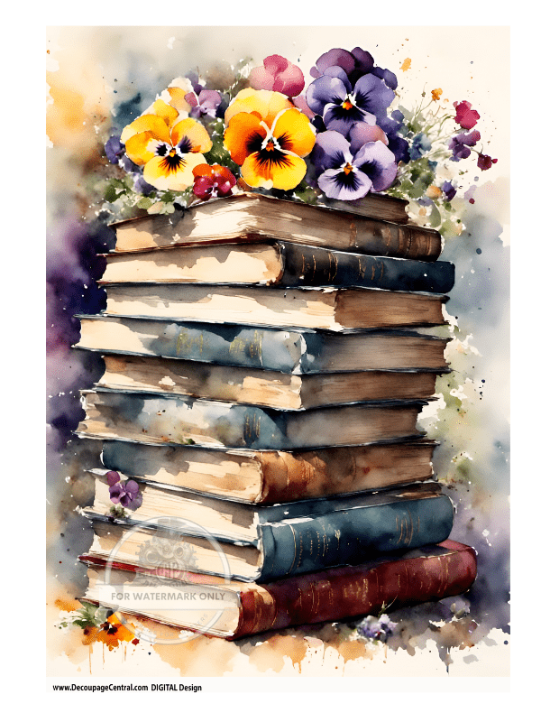 DIGITAL IMAGE: Books Instant Download - Decoupage Central