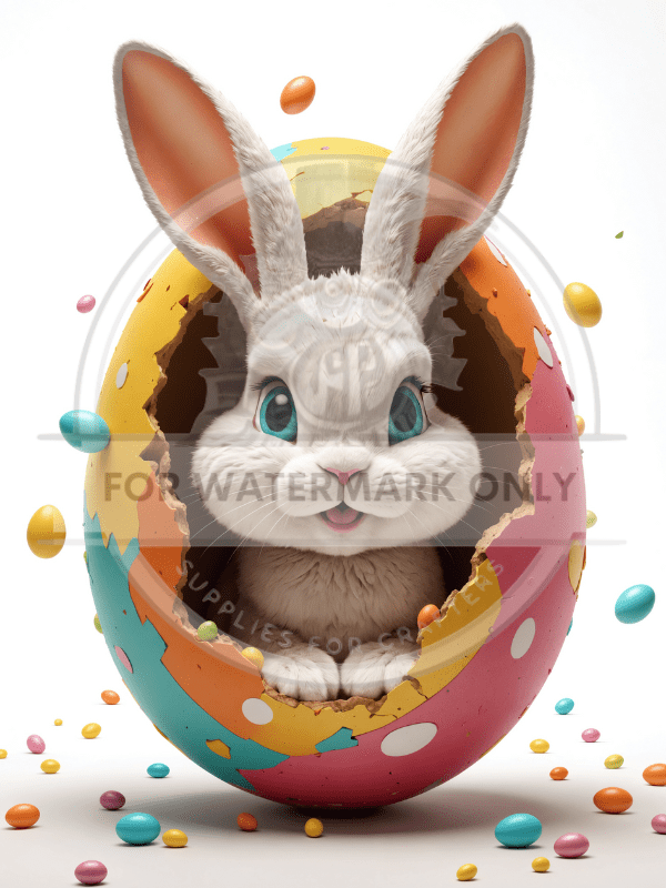 DIGITAL IMAGE: Bustin Out Bunny - Decoupage Central