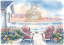 DIGITAL IMAGE: Cottage at the Beach - Decoupage Central