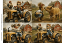 DIGITAL IMAGE: Country Girl - Decoupage Central