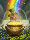 DIGITAL IMAGE: Country Pot of Gold - Decoupage Central