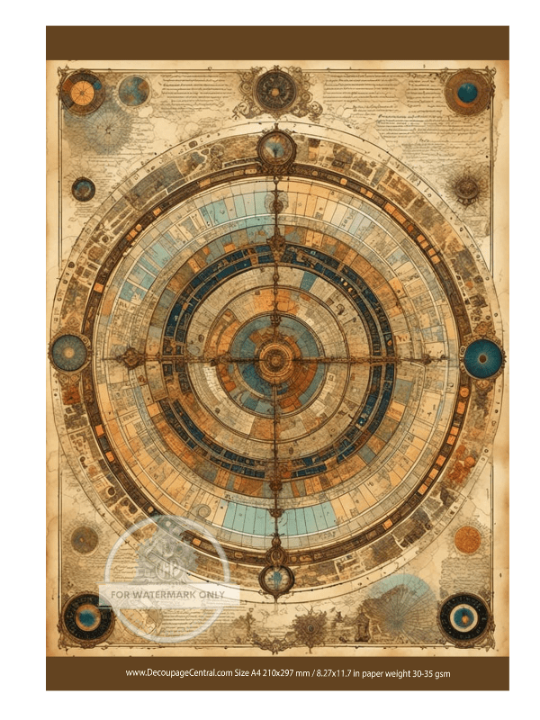 DIGITAL IMAGE: Da Vinci's Universe Instant Download - Decoupage Central