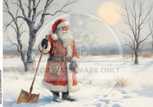 DIGITAL IMAGE: Digital Santa's Side Gig - Decoupage Central