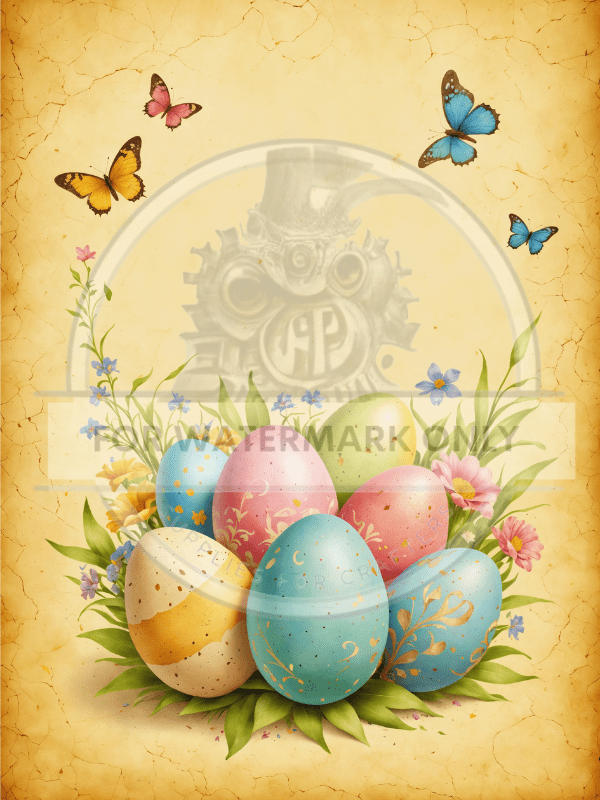 DIGITAL IMAGE: Egg Bouquet - Decoupage Central