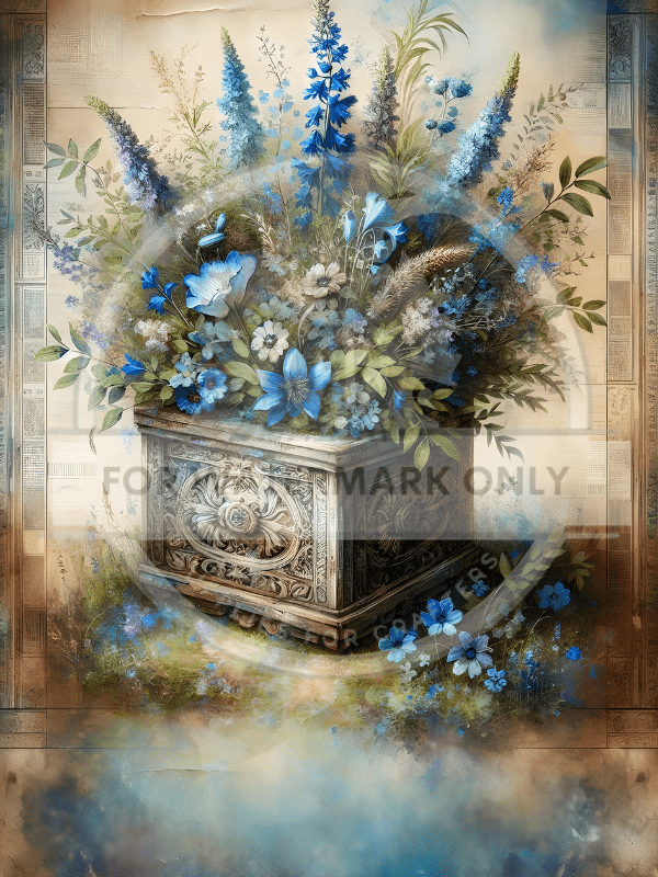 DIGITAL IMAGE: Exquisite Flower Box - Decoupage Central