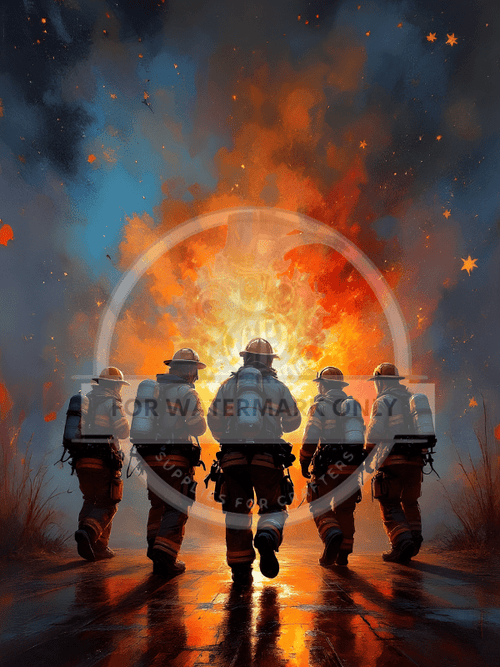 DIGITAL IMAGE: FIRE , Get BOTH Digital Files - Decoupage Central