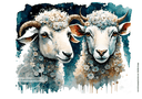 DIGITAL IMAGE: Flower Sheep Instant Download - Decoupage Central